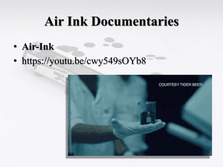 Air Ink Kaalink AIR-INK: The world's first ink made out of air pollution | PPTX