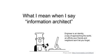 Information Architecture: Value Proposition of Our Approach