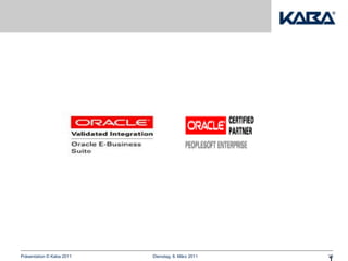 Präsentation © Kaba 2011   Dienstag, 8. März 2011   18
 