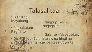 el Filibusterismo anng kabanata 11 at 12 | PPTX