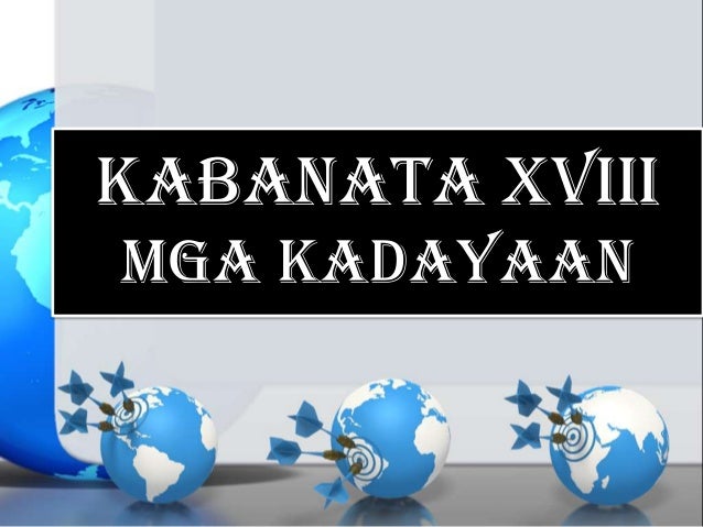 Kabanata 18 Mga Kadayaan