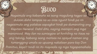 Kabanata 22 El Fili: Ang Pagtatanghal