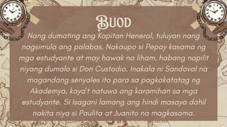 Kabanata 22 El Fili: Ang Pagtatanghal