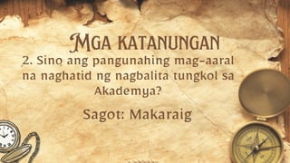 Kabanata 22 El Fili: Ang Pagtatanghal