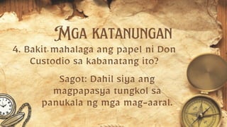 Kabanata 22 El Fili: Ang Pagtatanghal