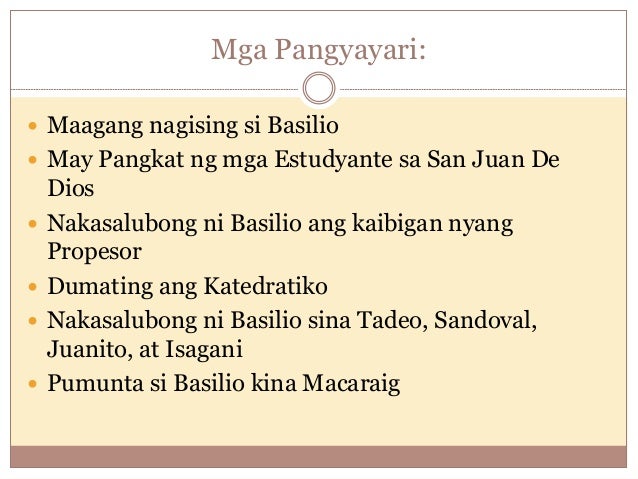 Kabanata 26: Ang Paskin (El filibusterismo)