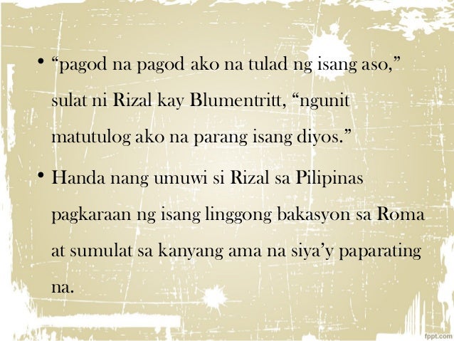 Kabanata9 Paglalakbay Ni Rizal Kasama Si Viola