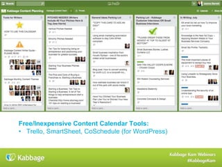 Kabbage Kam Webinars
#KabbageKam
Pay Attention to
Your Headline
“8 out of 10 will read your headline, but
only 2 out of ten will read the rest of your
content.” – CopyBlogger.com
coschedule.com/headline-analyzer
1m headlines analy
zed
and here's what wo
rked:
 