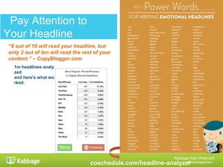 Kabbage Kam Webinars
#KabbageKam
 