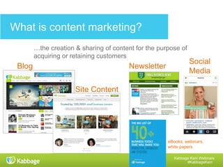 Kabbage Kam Webinars
#KabbageKam
 