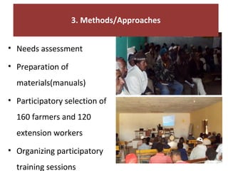Capacity building interventions at the Kabe Watershed Pilot Project in Ethiopia, 2011-2013
