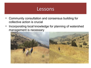 Collective action issues at the Kabe Watershed Pilot Project in Ethiopia, 2011-2013