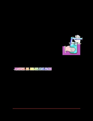  Indeks dispersitas (I)

M
I w
Mn
1.2.3 Penentuan Berat molekular rata-rata
Berat molekular polimer dapat ditentukan dengan berbagai metoda. Metoda
ini dapat disebutkan sebagai berikut :


Analisis gugus fungsional secara fisik atau kimia



Pengukuran sifat koligatif



Hamburan cahaya



Ultrasentrifugasi



Pengukuran viskositas larutan encer



Gel Permeation chromatography

Metoda-metoda ini memiliki keunggulan dan keterbatasan dalam pemakaian.
Beberapa dari metoda ini akan dijelaskan dalam bab tersendiri.

1. Tuliskan definisi singkat bagi istilah berikut :
a. Polimer

h. Kopolimer alternasi (selang-seling)

b. Monomer

i. Polimer sisir

c. Unit ulang

j. Plastik komoditi, teknik

d. Makromolekul

k. homopolimer

e. Jaringan 3-D

l. Monomer vinil

f. Derajat polimerisasi

m. Distribusi berat molekular polimer

g. Polimerisasi adisi, kondensasi

n. Indeks dispersitas

Bambang Trisno MK Kabel dan Teknik Penyambungan
29

Page

 