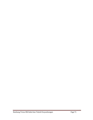 Bambang Trisno MK Kabel dan Teknik Penyambungan

Page 71

 
