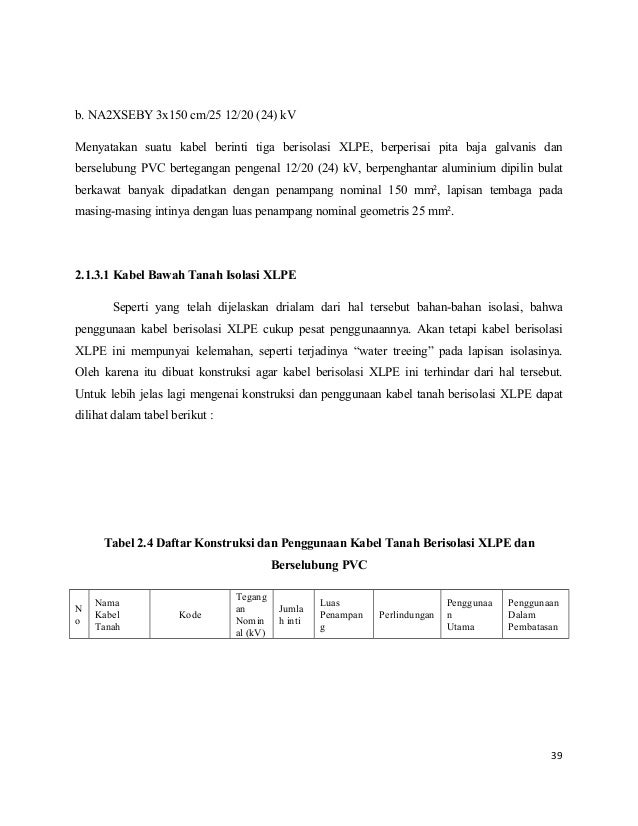 Kabel bawah tanah dan sambungan kabel Syamsir abduh Kabel bawah tanah dan sambungan kabel Syamsir abduh