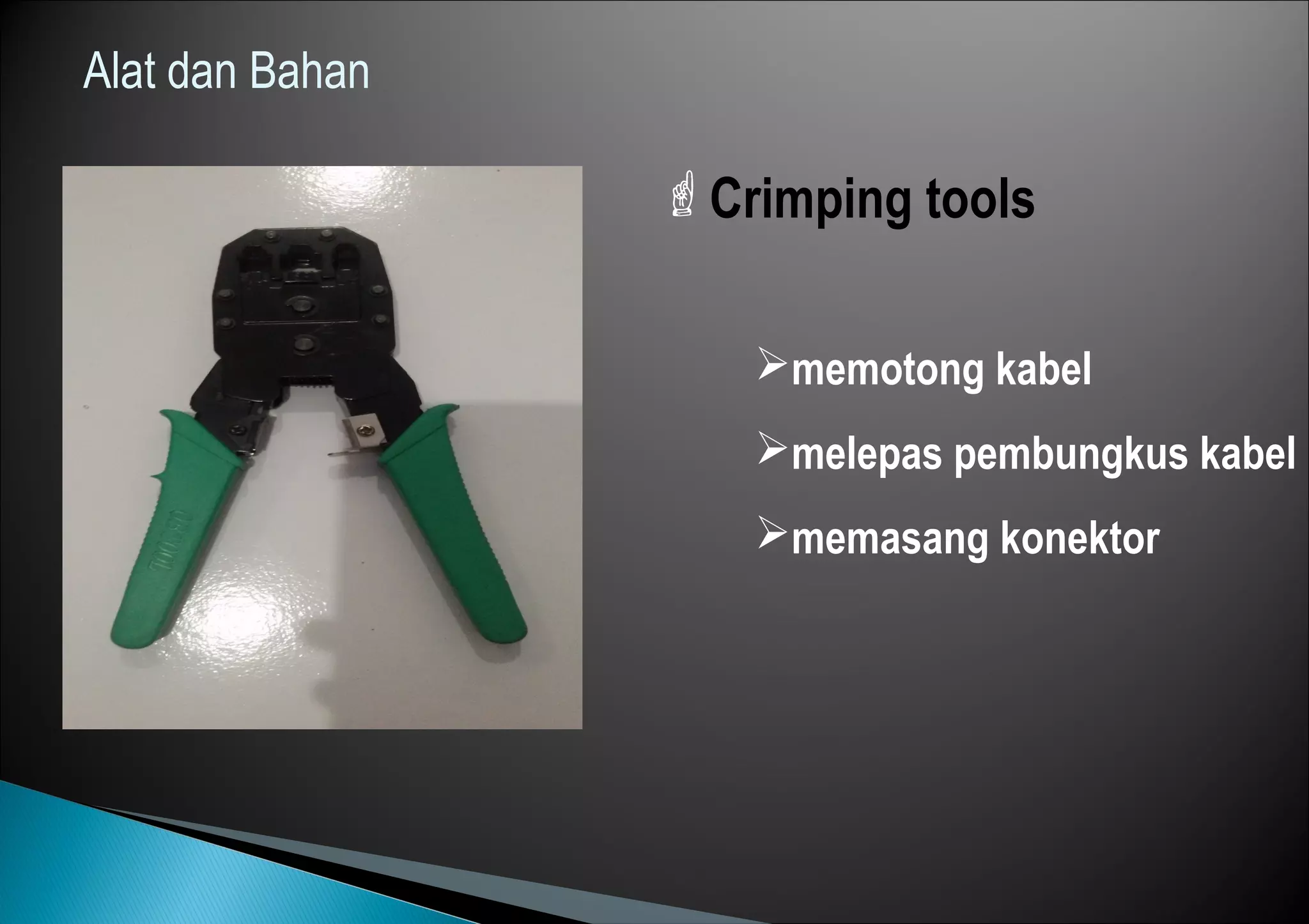 Pembuatan kabel crossover | PPT
