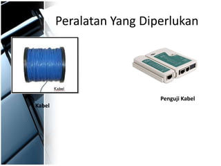 Peralatan Yang Diperlukan
Kabel
Penguji Kabel