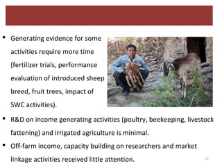 Report on the implementation of the Kabe Watershed Pilot Project in Ethiopia, 2011-2013