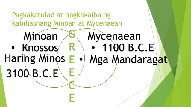 Pagkakaiba Ng Minoan At Mycenaean Ano Ang Pagkakaiba Ng Kabihasnan Ng Minoan At Mycenaean