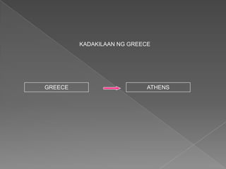 KADAKILAAN NG GREECE




GREECE                      ATHENS
 