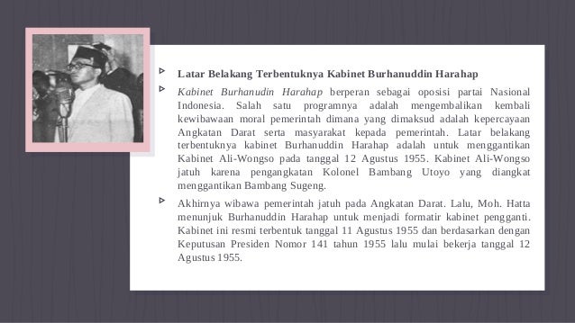 Kabinet Burhanuddin Harahap