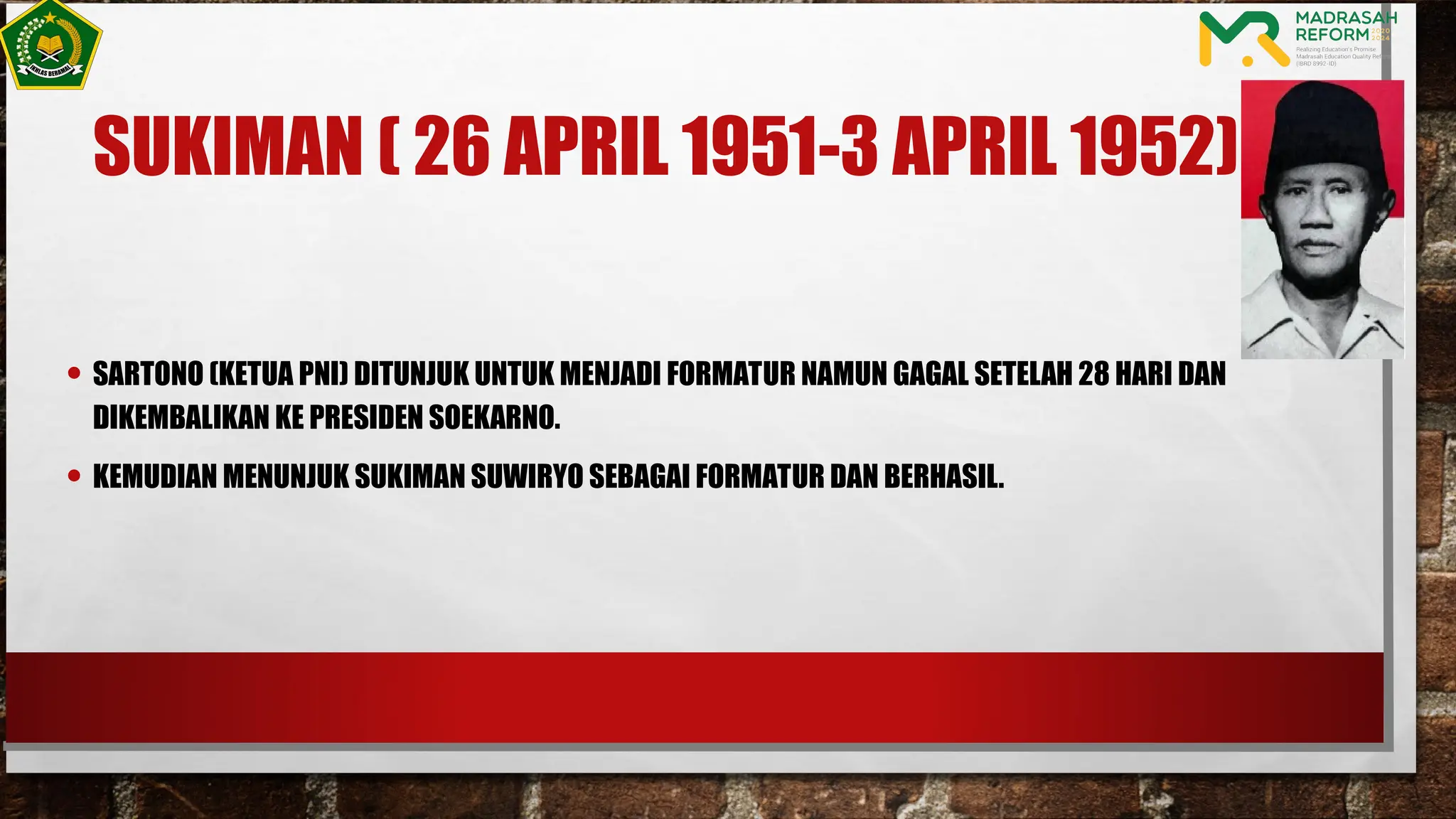 Kabinet sukiman demokrasi liberal di Indonesia.ppt