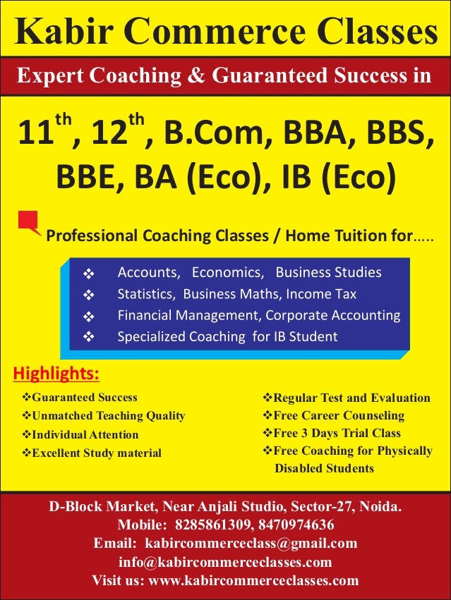 sample pamphlets for tuitions