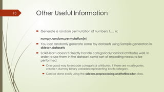Data Preprocessing using Python programming language | PPTX