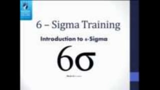 Kabir Kassam Six Sigma Lesson 1