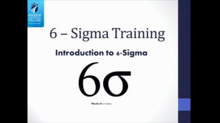 Kabir Kassam Six Sigma Lesson 1