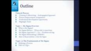 Kabir Kassam Six Sigma Lesson 1