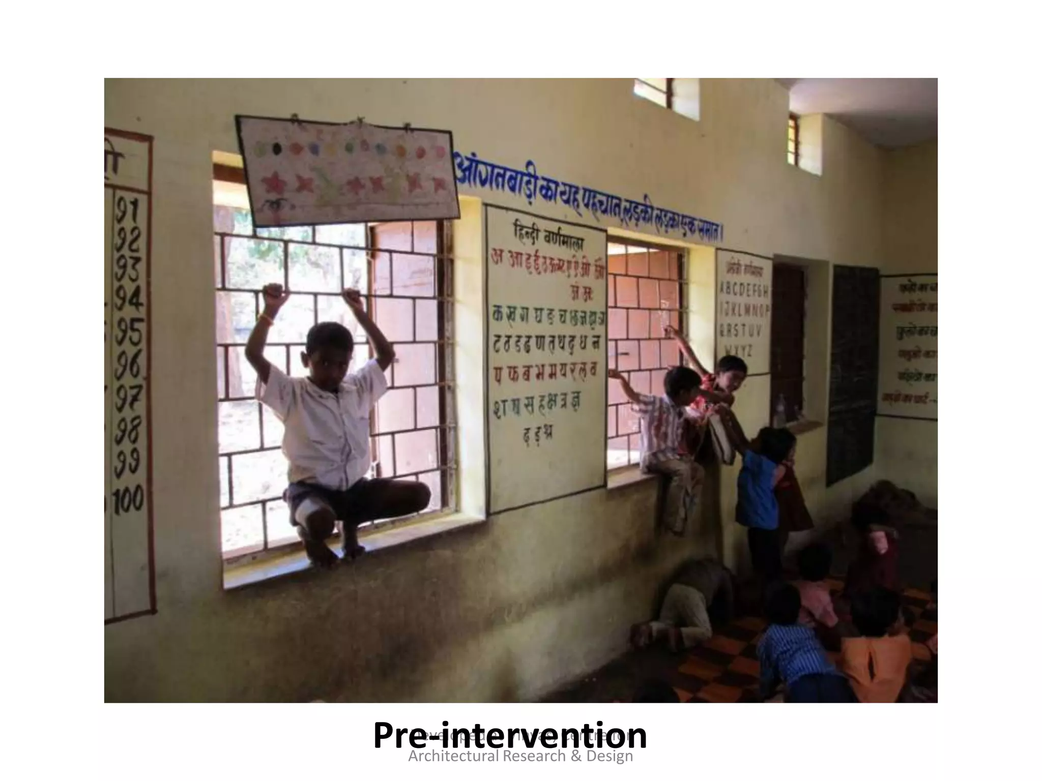 Aanganwadi Centre, Makdi, Baster, Chhattisgarh

Developed at Vinyas, Centre for
Pre-intervention
Architectural Research & Design

 