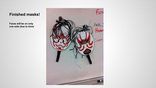 Kabuki masks - step by step | PPTX