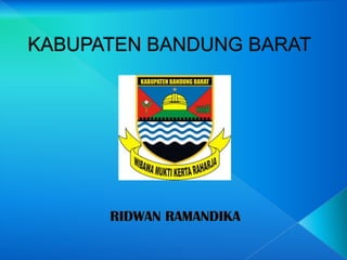 Pengenalan Kabupaten Bandung Barat