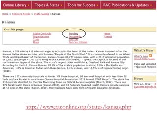http://www.raconline.org/states/kansas.php
 