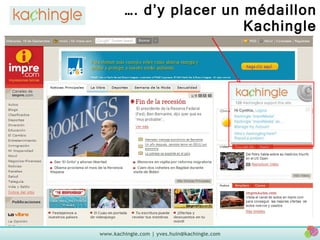 … . d’y placer un médaillon Kachingle 