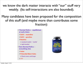Dark matter and Dark energy