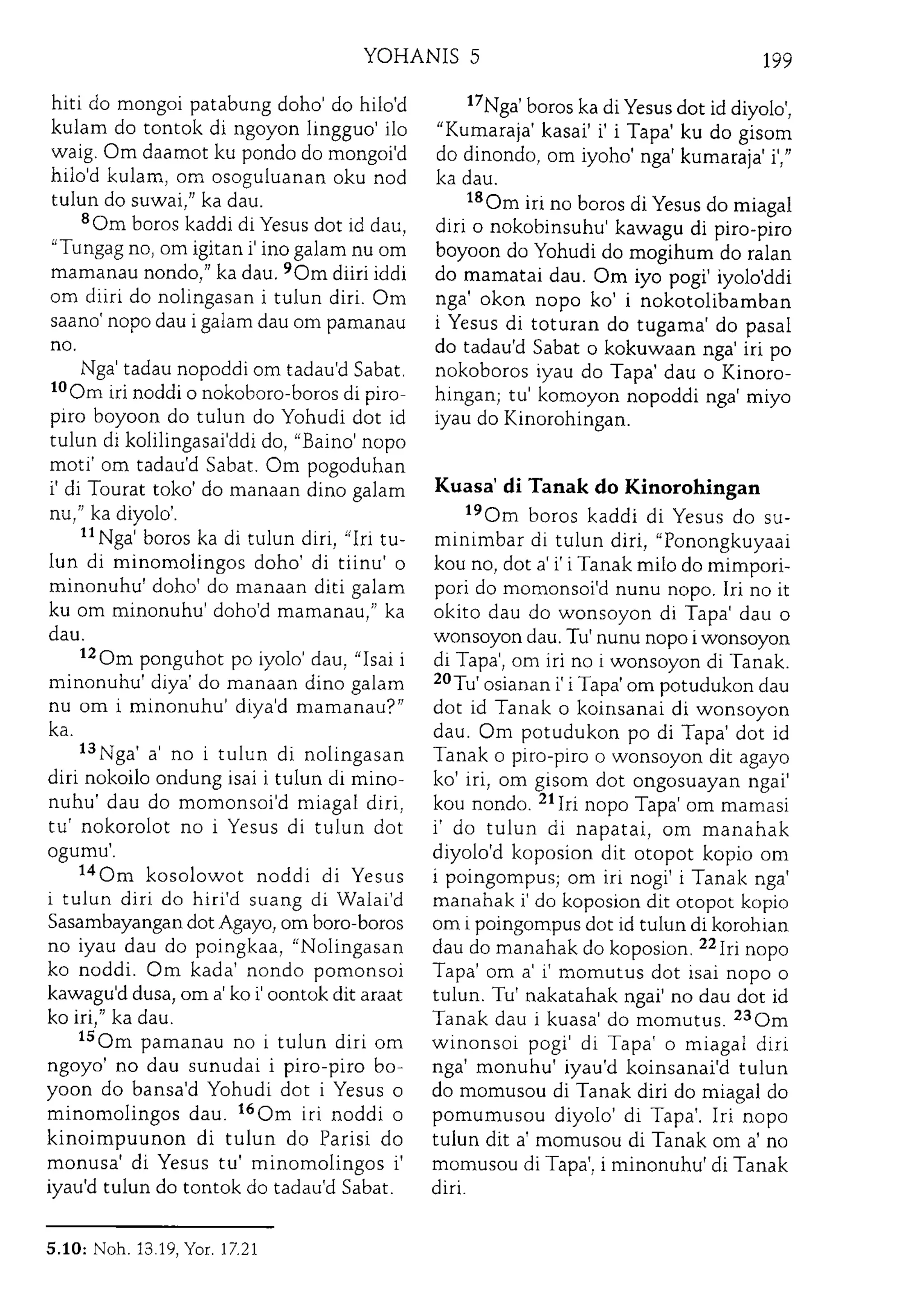 Kadazan bible gospel of john | PDF