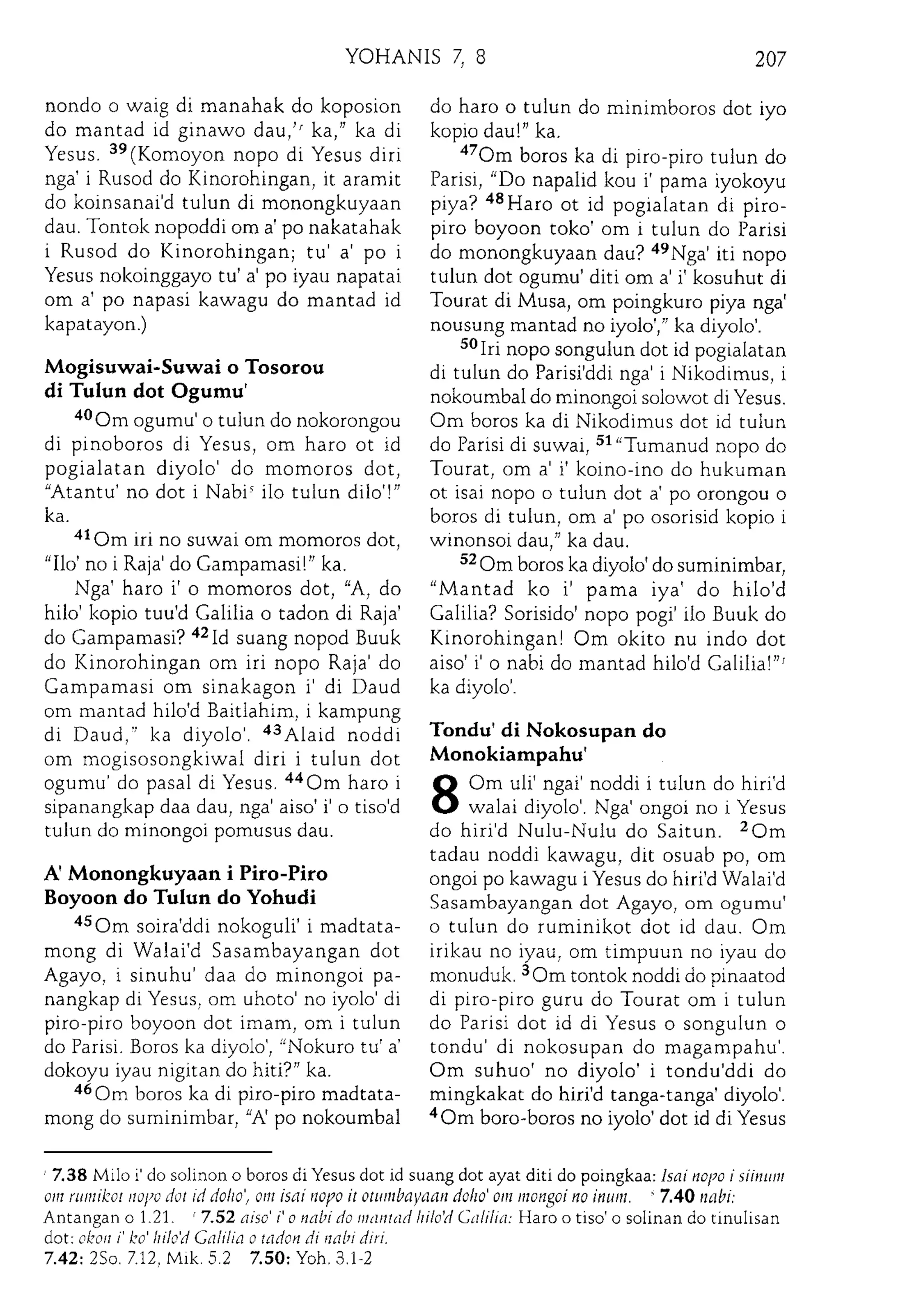 Kadazan bible gospel of john | PDF