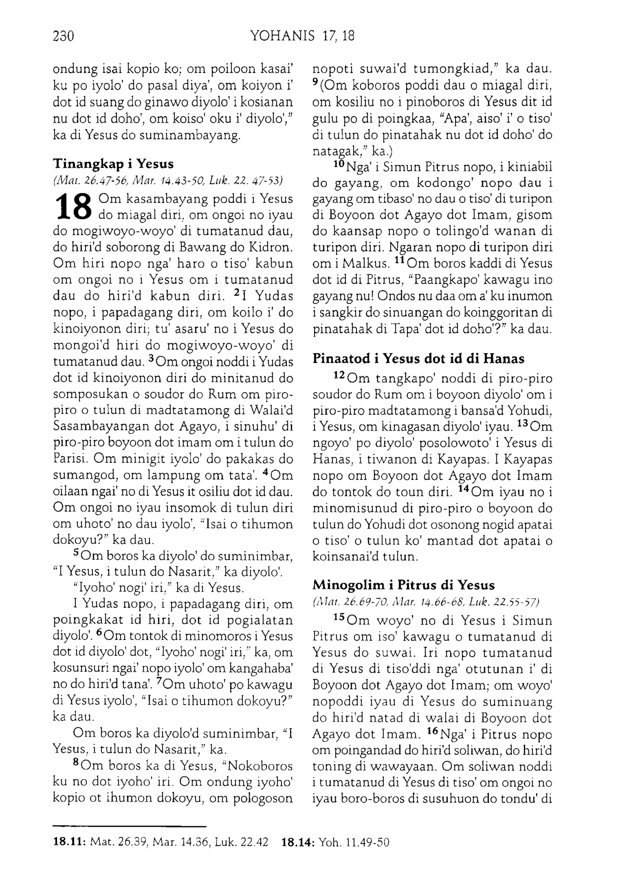 Kadazan bible gospel of john | PDF