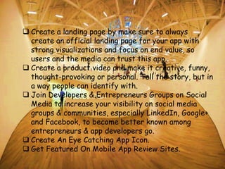 Marketing Plan For Android App