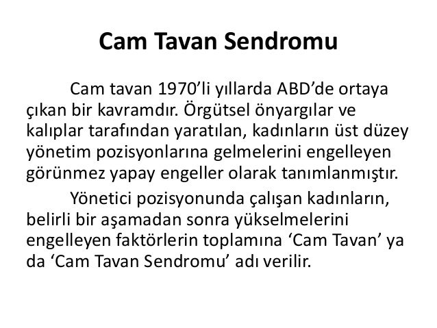 Kadın ve kariyer