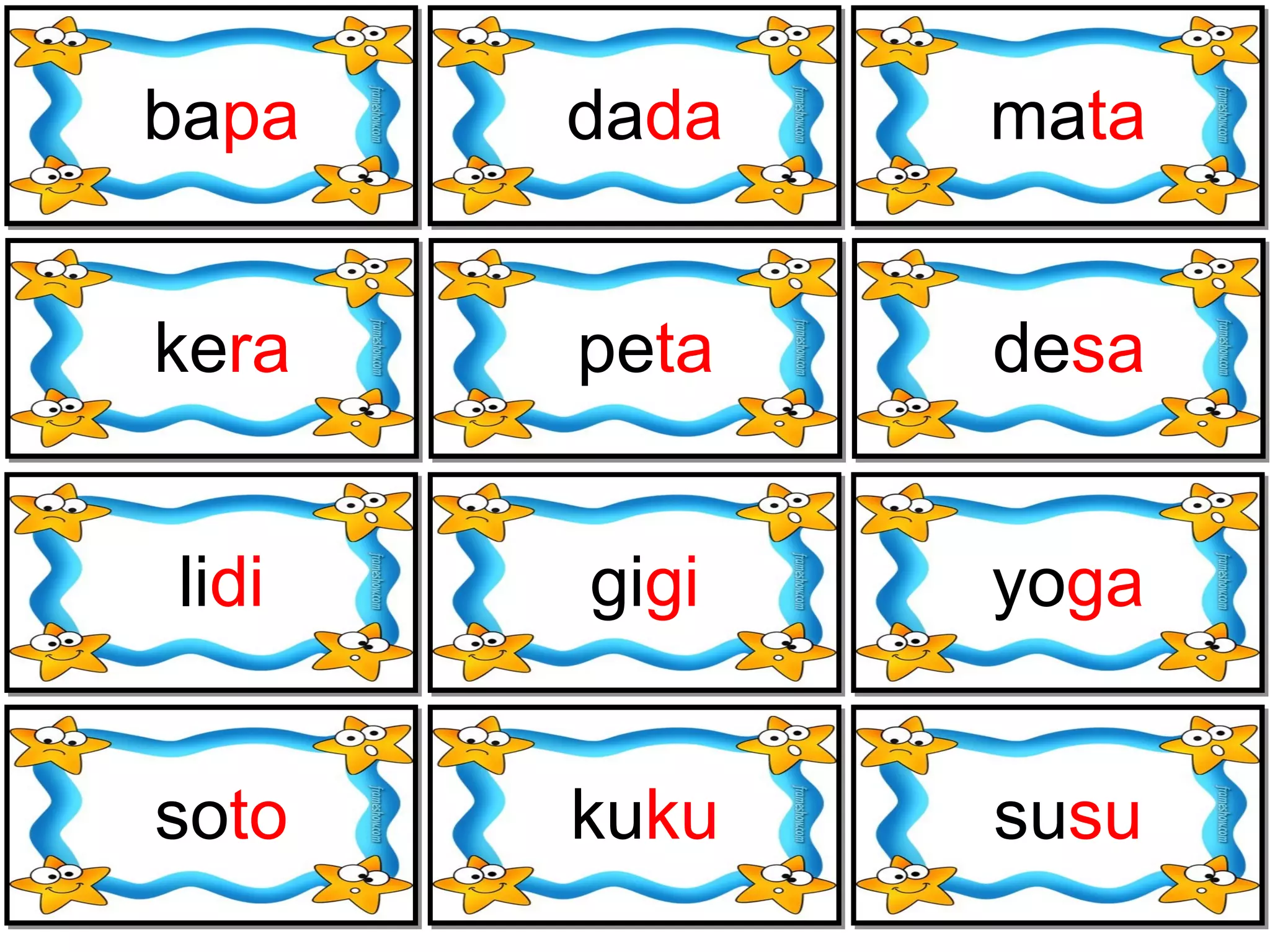 Kad perkataan kvkv modul linus 2015 | PPT