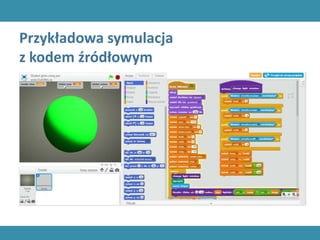 Przykładowa symulacja
z kodem źółǷɲ⳾
 