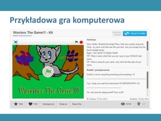 Przykładowa gra komputerowa
 