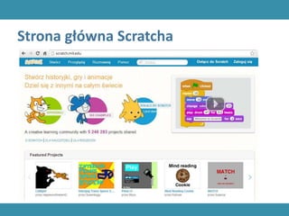 Strona główna Scratcha
 