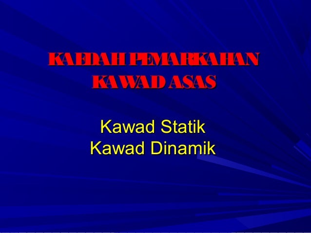 Kaedah pemarkahan-kawad-kaki