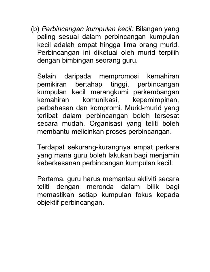 Kaedah Teknik Pengajaran