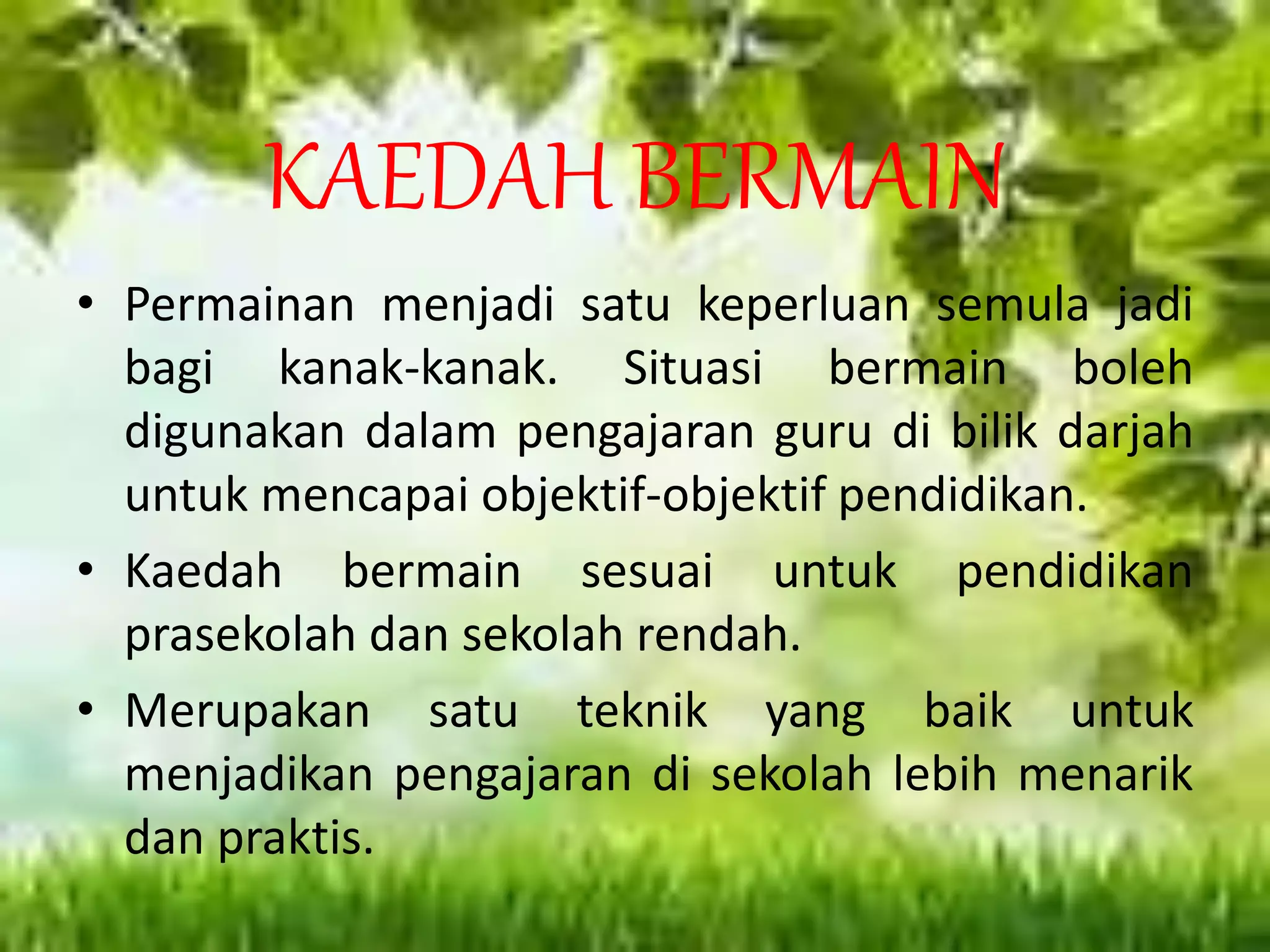 Kaedah main peranan | PPTX