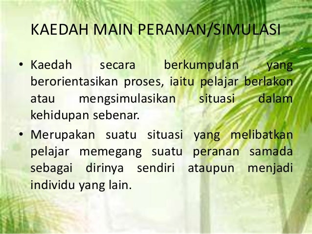 Kaedah Main Peranan